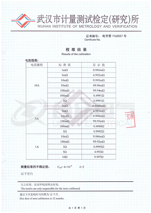 直流電阻快速測(cè)試儀，直流電阻測(cè)試儀 證書