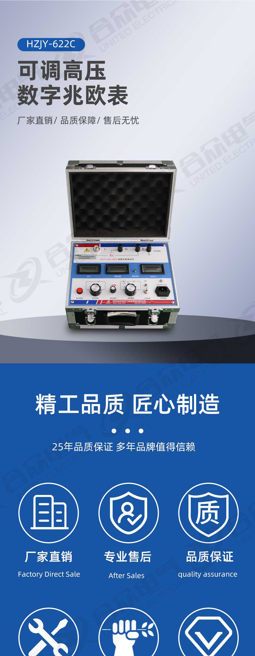 可調高壓數(shù)字兆歐表